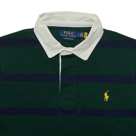 POLO RALPHLAUREN　"STRIPES" RUGBY SHIRT