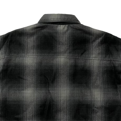 CALTOP　"OMBRE CHECK" FLANNEL SHIRT