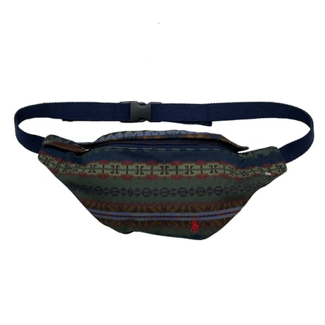 POLO RALPHLAUREN　"FAIR ISLE" CROSS BAG