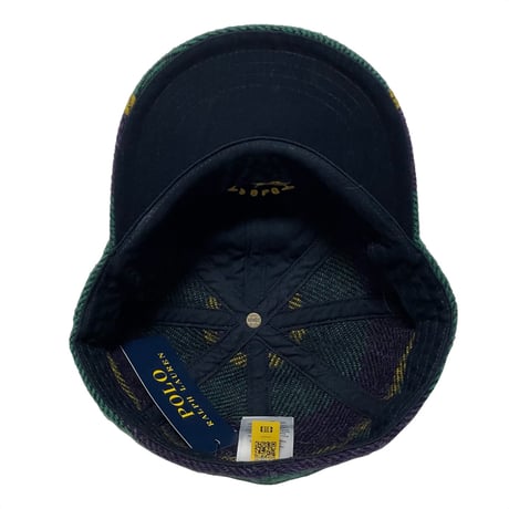 POLO RALPHLAUREN　"GOLD CREST" WOOL FLANNEL CAP