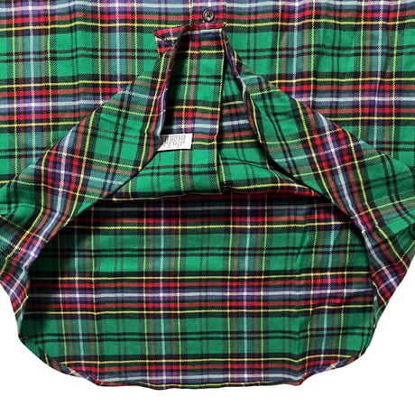 RALPHLAUREN　"CLASSIC FIT" PLAID-TWILL WORK SHIRT
