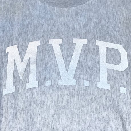 Champion　"M.V.P. REFLECTOR" 12oz REVERSE WEAVE CREW　GREY