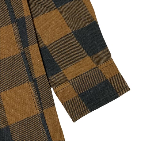 FIVE BROTHER　WORK SHIRT　BROWN BUFFALO