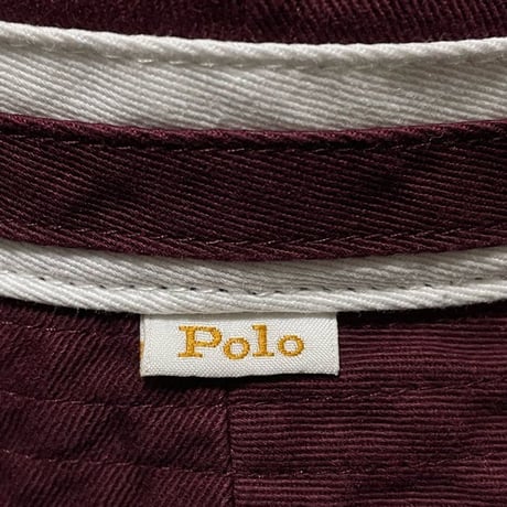 POLO RALPHLAUREN　"STRIPE BAND" BUCKET HAT
