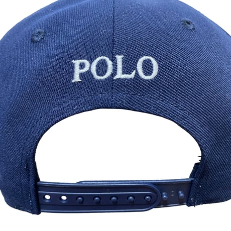 POLO RALPHLAUREN　"P-LOGO" HIGH-CROWN BASEBALL CAP