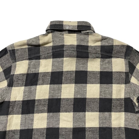POLO RALPHLAUREN　HEAVY FLANNEL SHIRT (WHITE)
