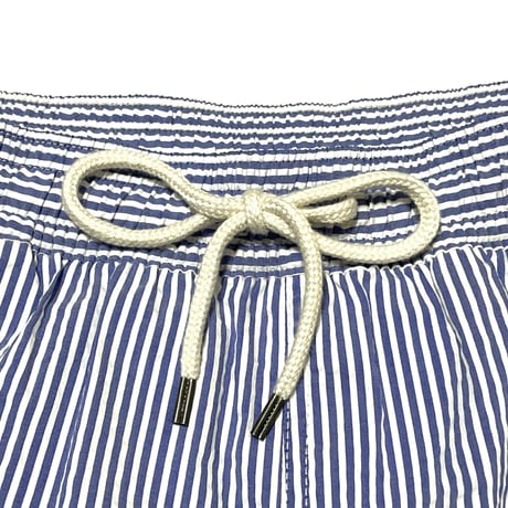 POLO RALPHLAUREN　"SEERSUCKER"　SWIM SHORTS (BLUE)