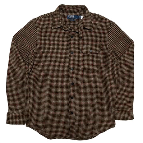 POLO RALPHLAUREN　"MELTON" FLANNEL SHIRT