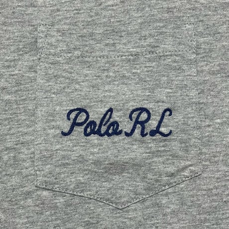 POLO RALPHLAUREN　"BACK PRINT POLO BEAR" S/S POCKET TEE