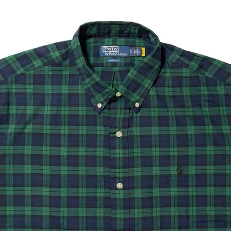 POLO RALPHLAUREN　"PLAID" TWILL SHIRT