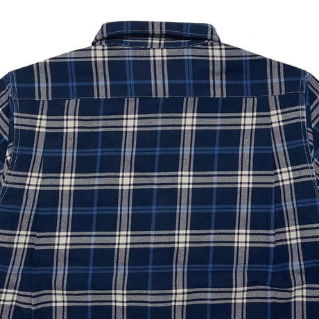 FIVE BROTHER　 "BLUE CHECK" HEAVY FLANNEL WORK SHIRT