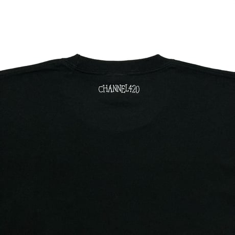 Channel Four Twenty　7.1oz HeavyWeight S/S POCKET Tee (BLACK)