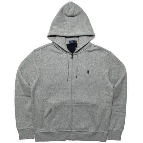 POLO RALPHLAUREN　"FLEECE" ZIP-UP HOODIE (GREY)