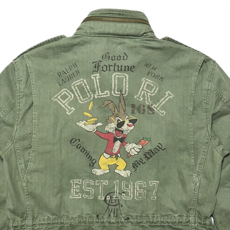 POLO RALPHLAUREN　"STENCIL" M-65 MILITARY JACKET