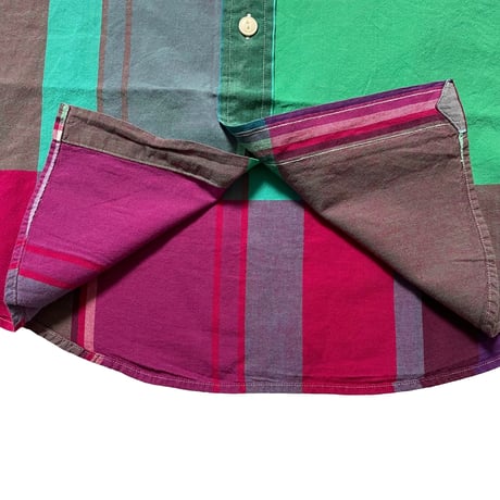 POLO SPORT RALPHLAUREN　"INDIAN MADORAS" WORK SHIRT