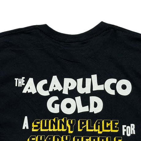 ACAPULCO GOLD　 "NO RUSH" S/S TEE (BLACK)