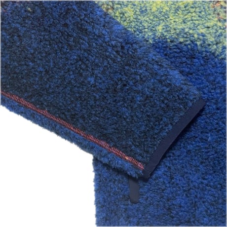 POLO SPORT RALPHLAUREN　"ORANGE/BLUE OMBRE" FLEECE FULL-ZIP JACKET