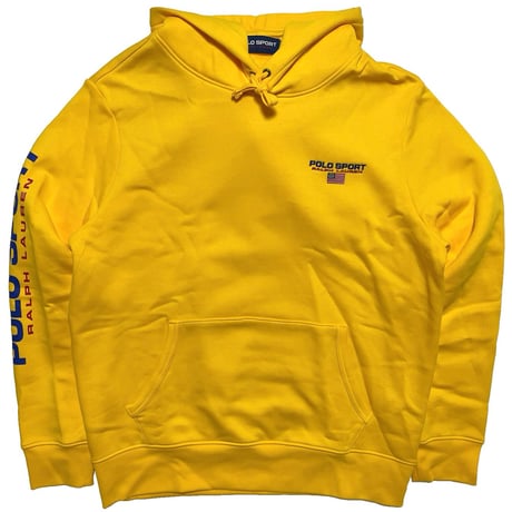 POLO SPORT RALPHLAUREN　 "LOGO SLEEVE" HOODIE (YELLOW)
