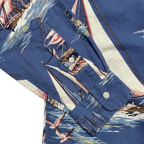 POLO RALPHLAUREN　"SHIP PRINTED" BUTTON DOWN SHIRT