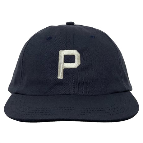 COOPERSTOWN BALL CAP （別注） "P EMBROIDERY" BASEBALL CAP (NAVY)