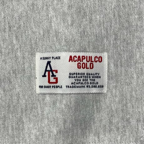 ACAPULCO GOLD　"DISPENSARY STAFF" CREWNECK SWEAT (HEATHER GREY)
