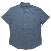 POLO RALPHLAUREN　"CHAMBRAY" S/S BUTTONDOWN SHIRT