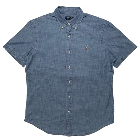 POLO RALPHLAUREN　"CHAMBRAY" S/S BUTTONDOWN SHIRT