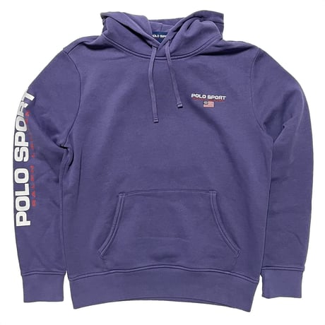 POLO SPORT RALPHLAUREN　"LOGO SLEEVE" HOODIE (PURPLE)
