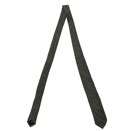 POLO RALPHLAUREN　 "HERRINGBONE" MELTON TIE (GREY)
