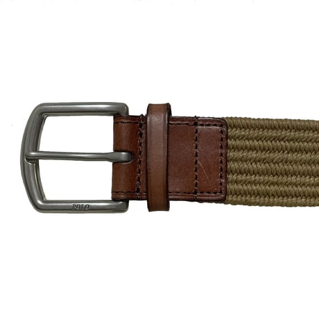 POLO RALPHLAUREN　"STRETCH" BRAIDED BELT
