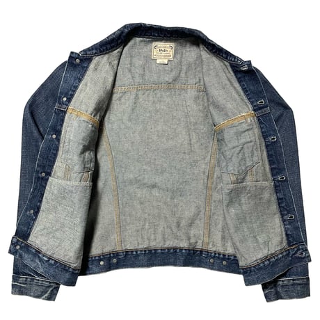 POLO RALPHLAUREN　"FADED DENIM" TRUKER JACKET