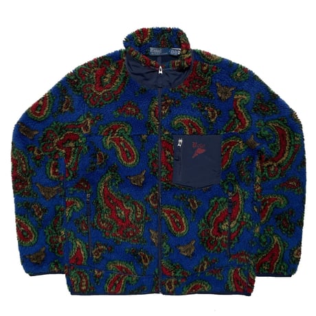 POLO RALPHLAUREN　"PAISLEY" FLEECE JACKET