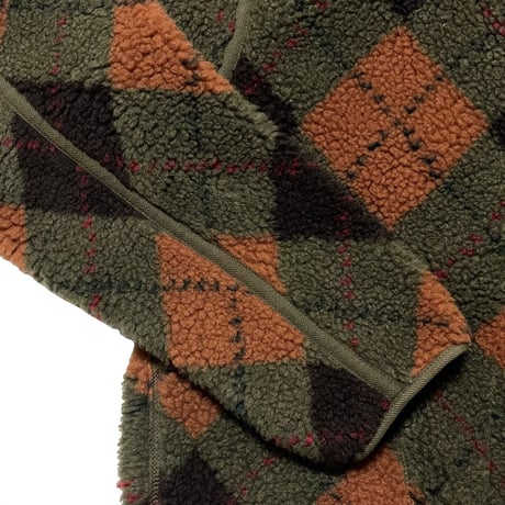 RRL RALPHLAUREN　"CHECKED" FLEECE JACKET