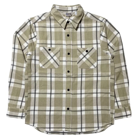 FIVE BROTHER　WORK SHIRTS (WHITE CHECK)