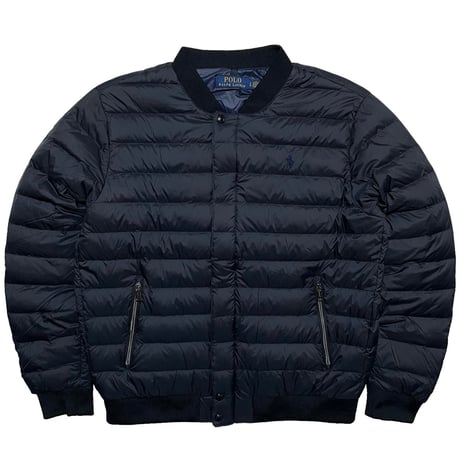 POLO RALPHLAUREN　QUILTED SHELL DOWN JACKET (NAVY)