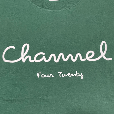 “Rickey 別注” Channel 420 .Four Twenty  Logo Tee
