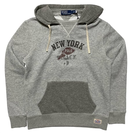 POLO RALPHLAUREN　"P-WING" HOOD CUSTOM SWEAT