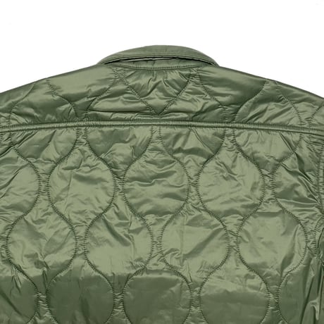 POLO RALPHLAUREN　"PADDED" QUILTING OVERSHIRT (GREEN)