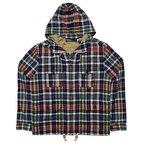 POLO RALPHLAUREN　"CHECKED" HOODIE JACKET
