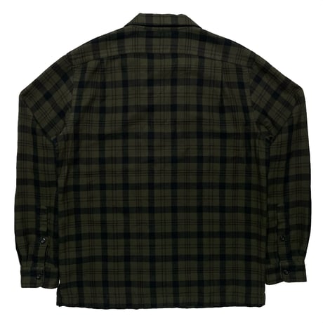 POLO RALPHLAUREN　"OPEN COLLAR" FLANNEL SHIRT