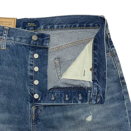 POLO RALPHLAUREN　"RECYCLED COTTON" DENIM PANTS