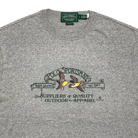 POLO COUNTRY RALPHLAUREN　"POLO SPORTSMAN" S/S TEE (GREY)