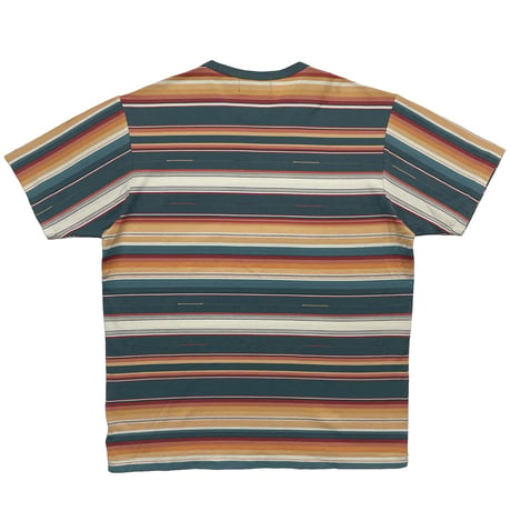 RRL RALPHLAUREN　"STRIPED" JERSEY POCKET S/S TEE