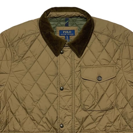 POLO RALPHLAUREN　"CORDUROY COLLAR" QUILTING JACKET