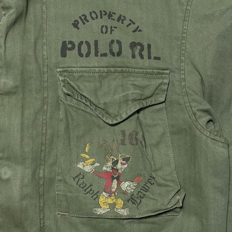 POLO RALPHLAUREN　"STENCIL" M-65 MILITARY JACKET