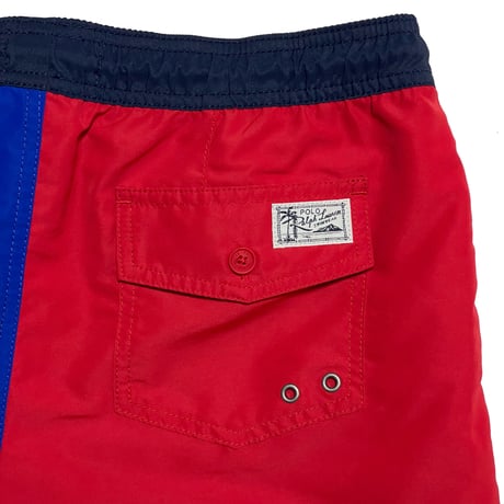 POLO RALPHLAUREN　"COLOR BLOCK" SWIM SHORTS (BOYS)