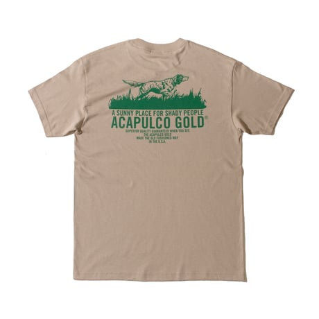 ACAPULCO GOLD　"POINTER DOG" S/S TEE