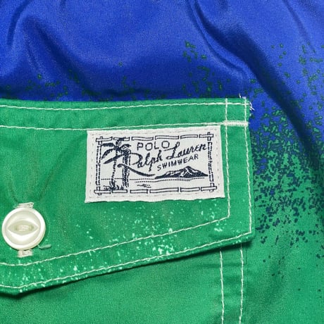 POLO RALPHLAUREN　"COLOR BLOCK" SWIM SHORTS