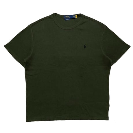 POLO RALPHLAUREN　 S/S THERMAL TEE (GREEN)