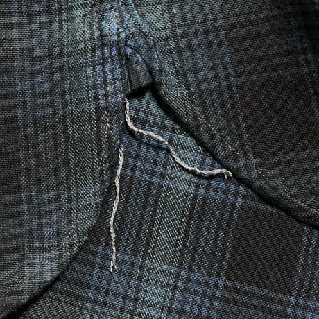 RRL RALPHLAUREN　"PLAID CANVAS" WORK SHIRT